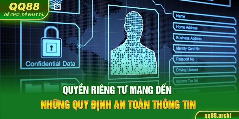 Quyền riêng tư mang đến những quy định an toàn thông tin